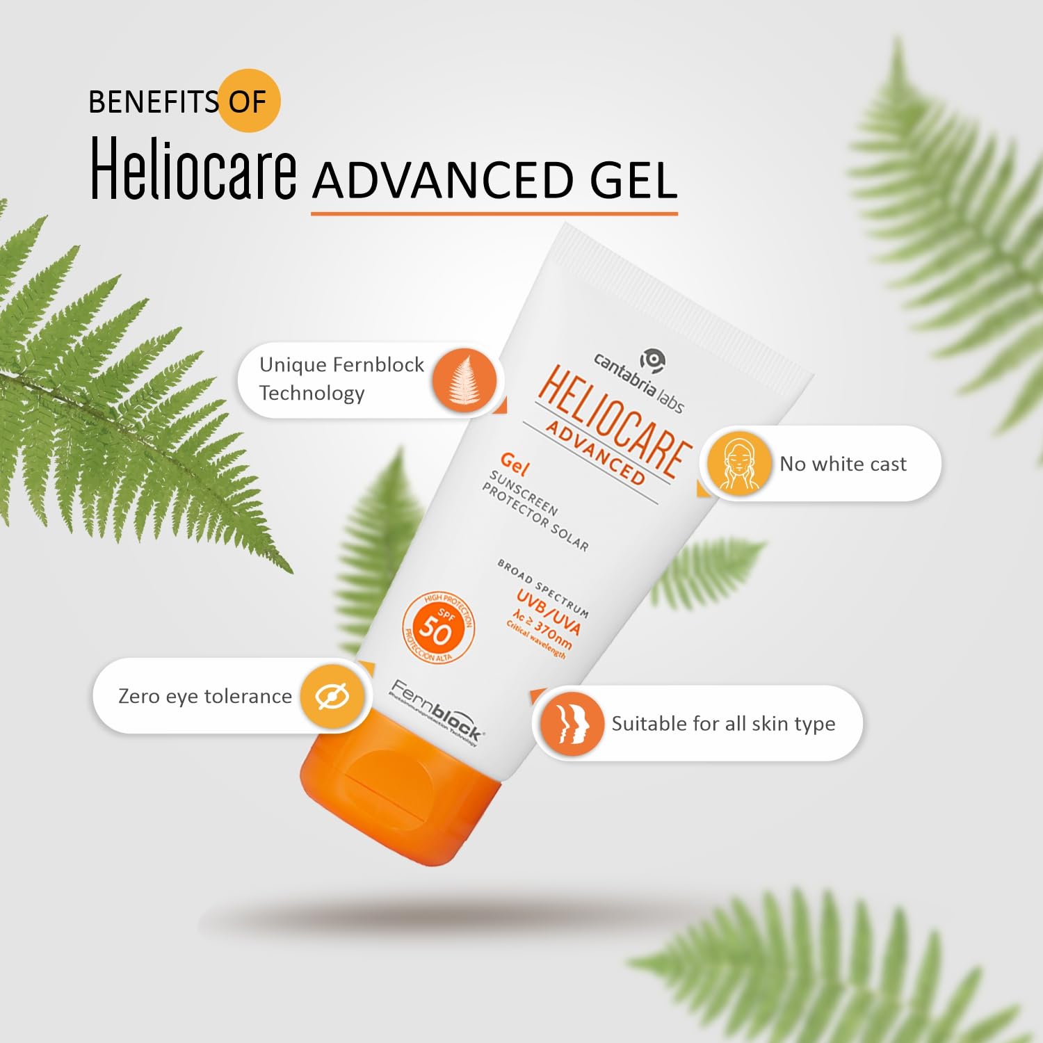 Heliocare SPF 50 Gel 50 Ml.